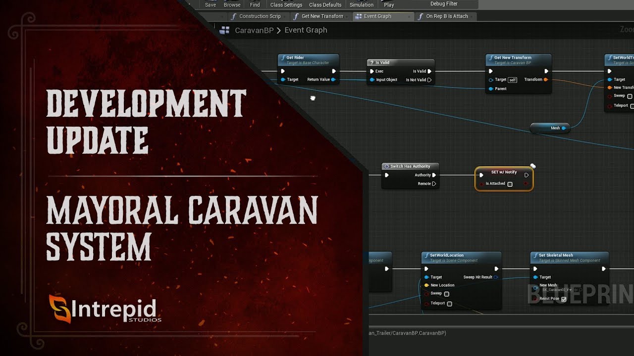 Ashes of Creation – Mayoral Caravan System – Work in Progress